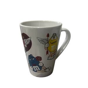 Valentine’s Day M&M’s Mug Preowned  Candy Logo Coffee Cup Collectible